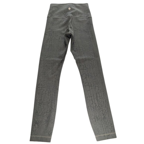 Lululemon Wunder Train High-Rise Tight Thread Dye Rover Black Leggings *SZ2 - Picture 10 of 11